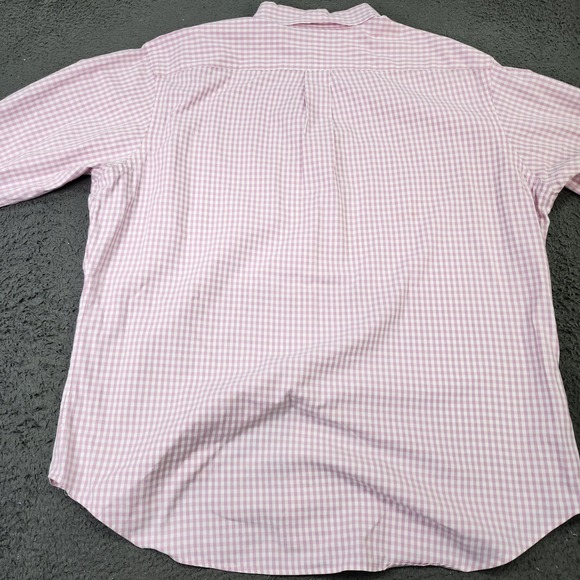 Ralph Lauren Shirt Mens 2XL Pink Check Classic Fit Long Sleeve Button Down - Picture 6 of 7